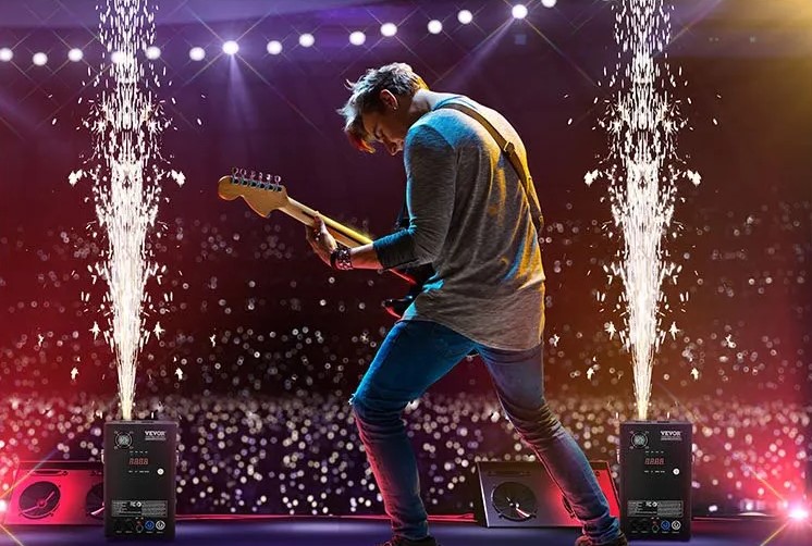 Rent Cold Spark Machines Mallorca Stage